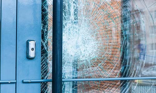 Broken Glass Door—Glass Repair in NSW
