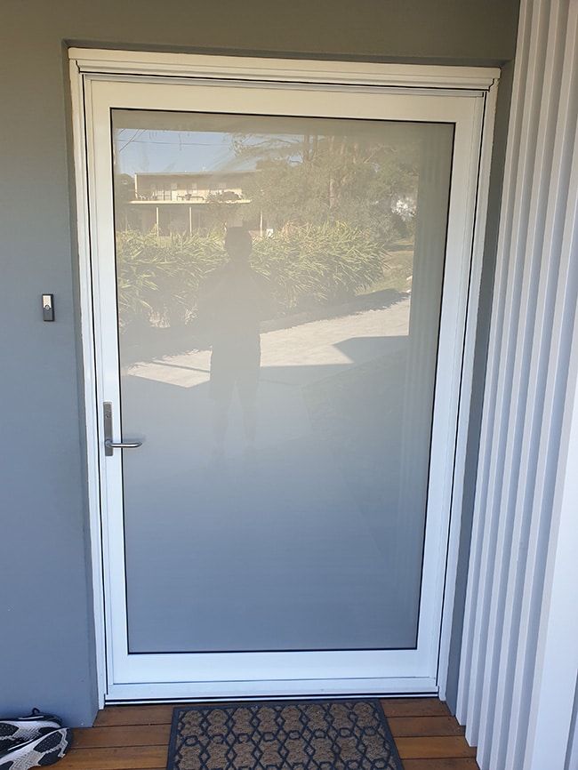 Opaque Glass Door — Glass Repair in NSW